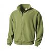 Men S Fleece Lined Zip Up Stand Collar Sweatshirt