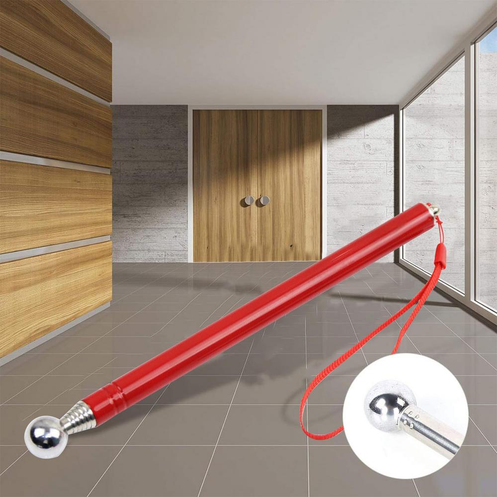 Telescopic Empty Drum Hammer Hollowing Drum Detection Hammer Sound Detection Tool Adjustable Telescopic Rod Portable Room Test