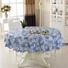 Flower Pattern Printed Tablecloth Oil-proof Table Cover Rose Round Table Cloth  Home Decoration