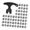 30 Pieces Golf Shoe Spikes Non-Slip Replacement Tips for Sports Shoes Made of Material And