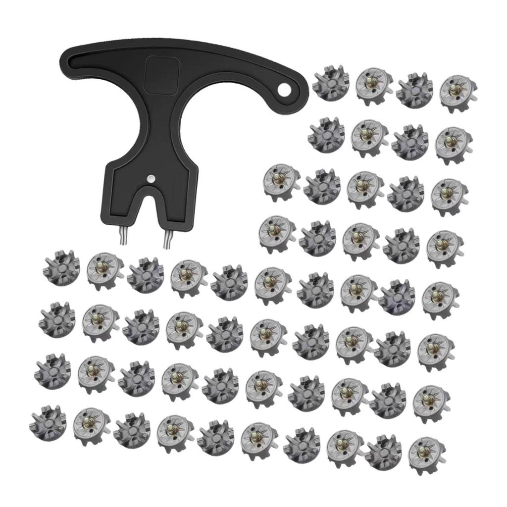 30 Pieces Golf Shoe Spikes Non-Slip Replacement Tips for Sports Shoes Made of Material And