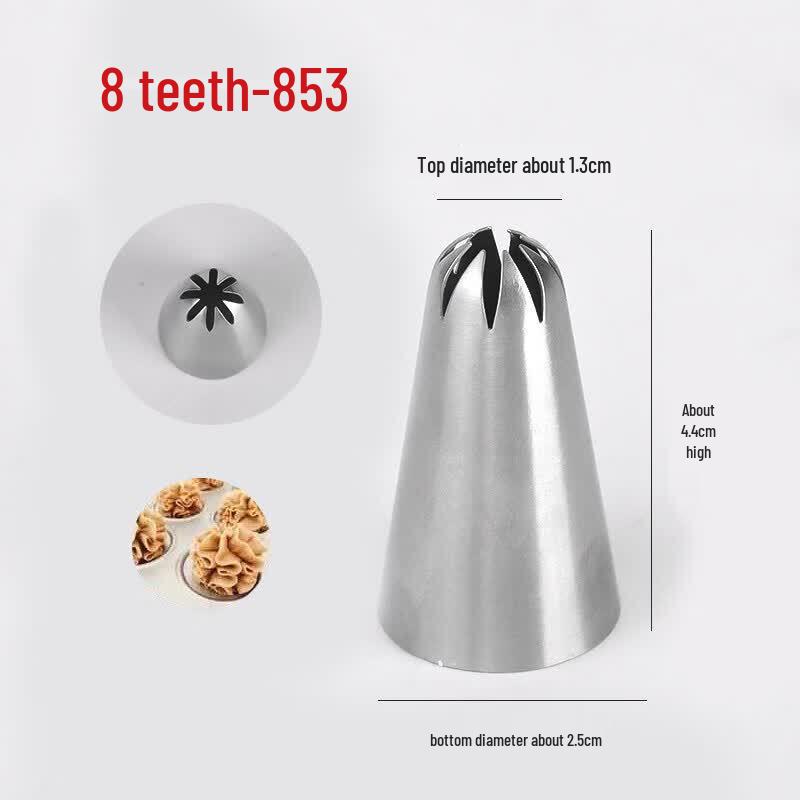 Qiiwei Stainless Steel Decorating Nozzle Set