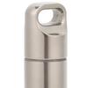 2 Pcs Mini Waterproof Pill Case Stainless Steel Pill Case Keychain Durable Pill Case  Travelling