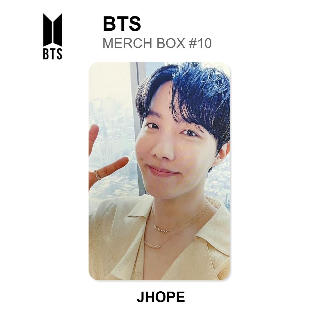 BTS MERCH BOX #10 Official Photocard J-Hope