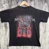 Vintage Megadeth 90s Chaos Comics Double Sided Short Sleeve T-Shirt Large Black Unisex T-Shirt