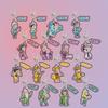 Cartoon Mbti Character Acrylic Keychain Pendant Creative Earphone Case Pendant Novelty Backpack Decoration Accessories Gifts