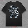 Electric Skeleton T Shirt Y2k Streetwear Fashion Vamp Retro Opium Unique Art Aesthetic Style Vintage Grunge Vintage