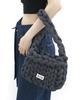 Acho Knitted Pom Pom Shoulder Bag_Deep Gray