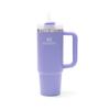 STANLEY H2.0 Vacuum Slim Quencher, 0.88L Stainless Steel Straw Tumbler, 880ml Insulated Water Bottle, Outdoor Use, 10-10829, Hydrangea