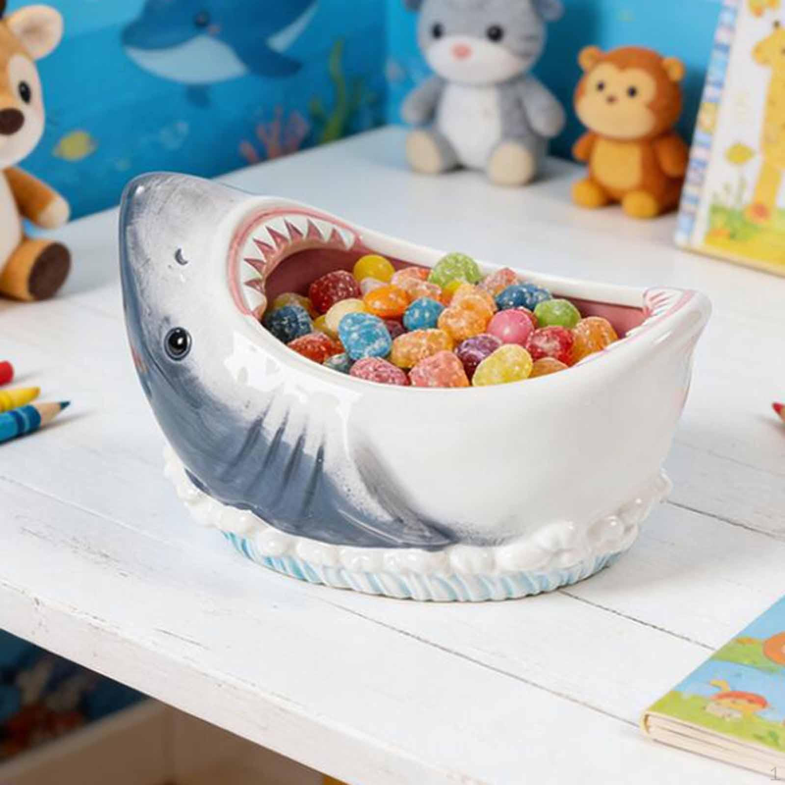 Ceramic Fruit Bowl Decorative Storage Organizer Creative for Kitchen Counter Basket