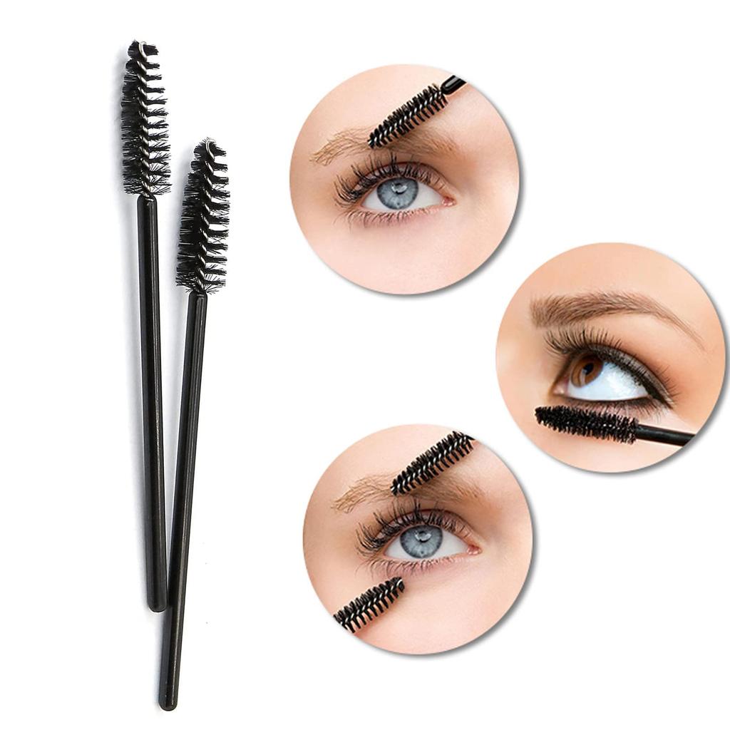 Angzhili Disposable Makeup Applicator Includes Disposable Eyelash Mascara Disposable Lip and Micro Applicator Black 300-Piece Kit, Brushes, Brushes,