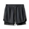 Men's Summer Quick-Dry Double Layer Basketball & Running Shorts