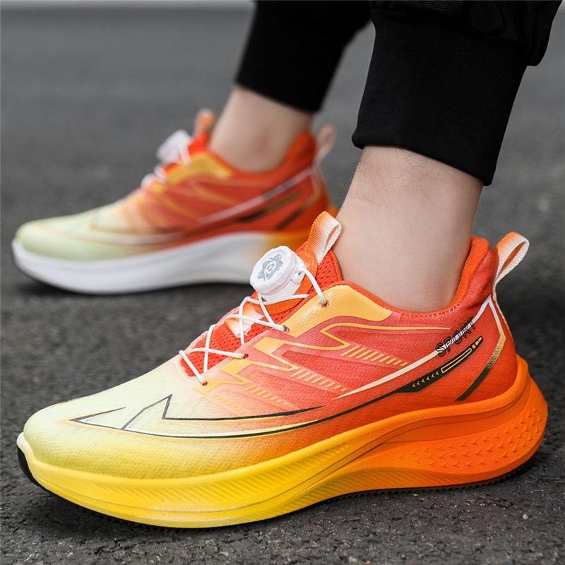 Men's sports running shoes, summer breathable shoes, men's lightweight and comfortable leisure outdoor travel shoes