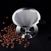 Handle with Stand Holder Reusable Cone Strainer Coffee Filter Drip Tools Pour Over Coffee Dripper