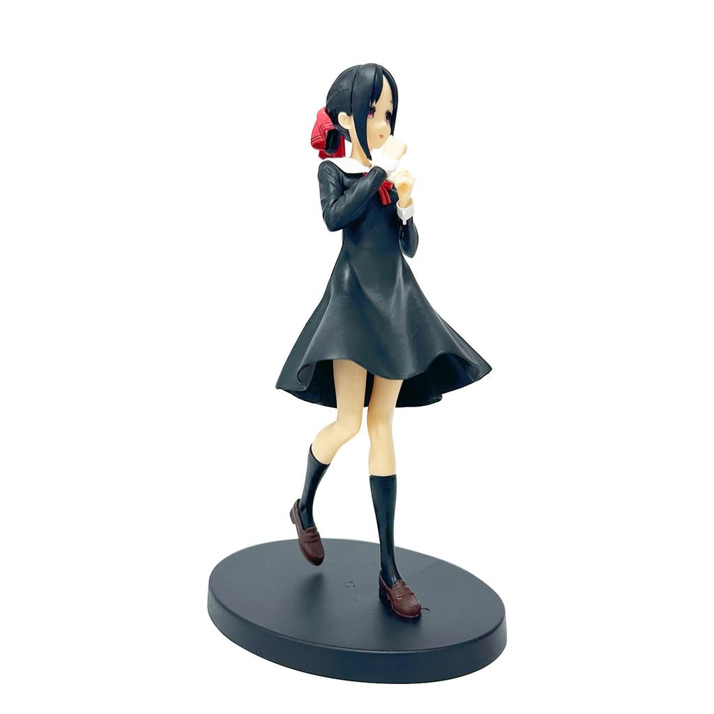 18cm Kaguya-sama Love Is War Anime Figure Shinomiya Kaguya Fujiwara Chika PVC Action Figure Collectibles Model Toy for Gift