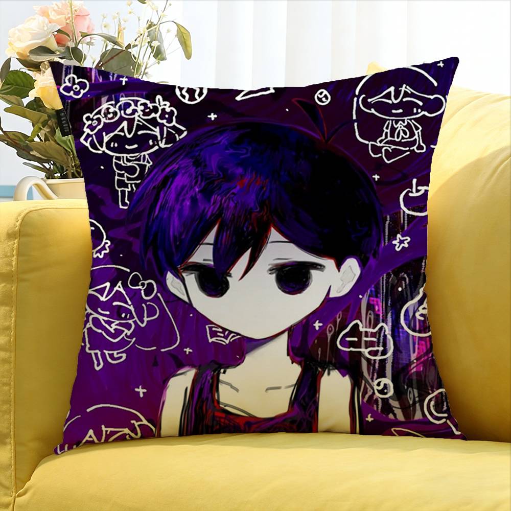 Game O-Omori Sunny And Mewo World Various Sizes Square Pillow Case For Car Home Bedchamber Decor