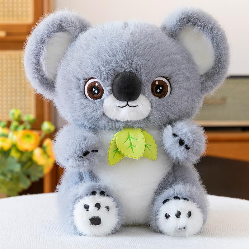 

Simulation red panda koala raccoon plush toy doll cute soothing doll children s gift 40cm【0.48kg】