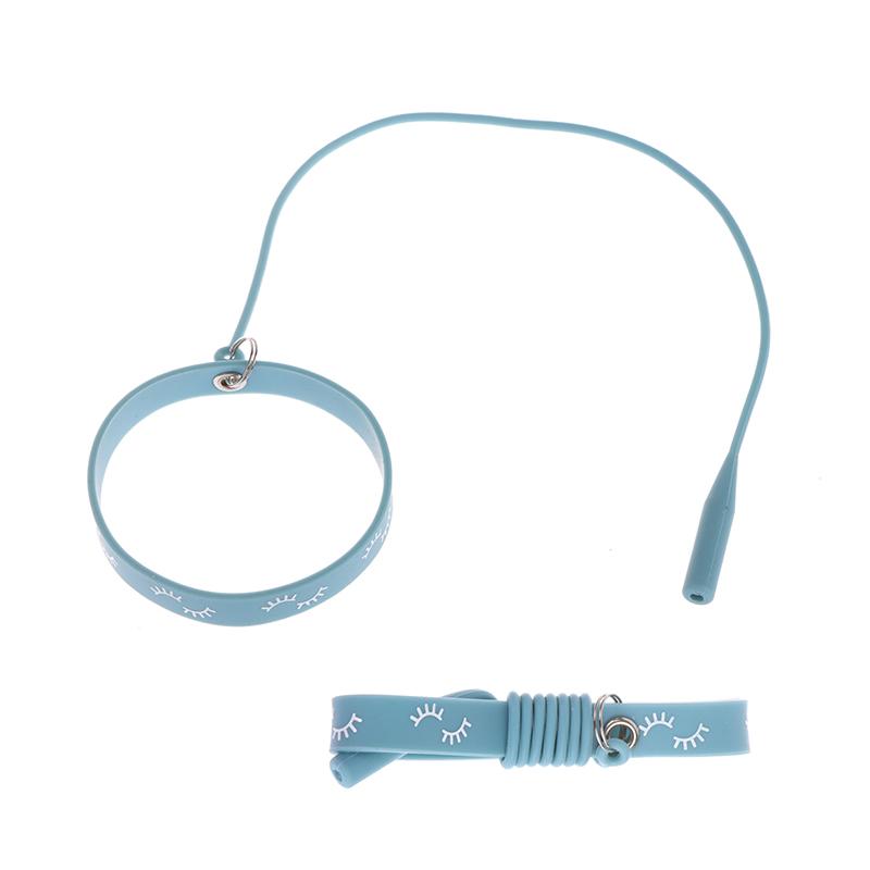 Silica Gel Wrist Strap Silicone Grafting Eyelash Tweezers Bracelet Wrist Strap Silicone Tweezers Auxiliary Makeup Tool For Girl