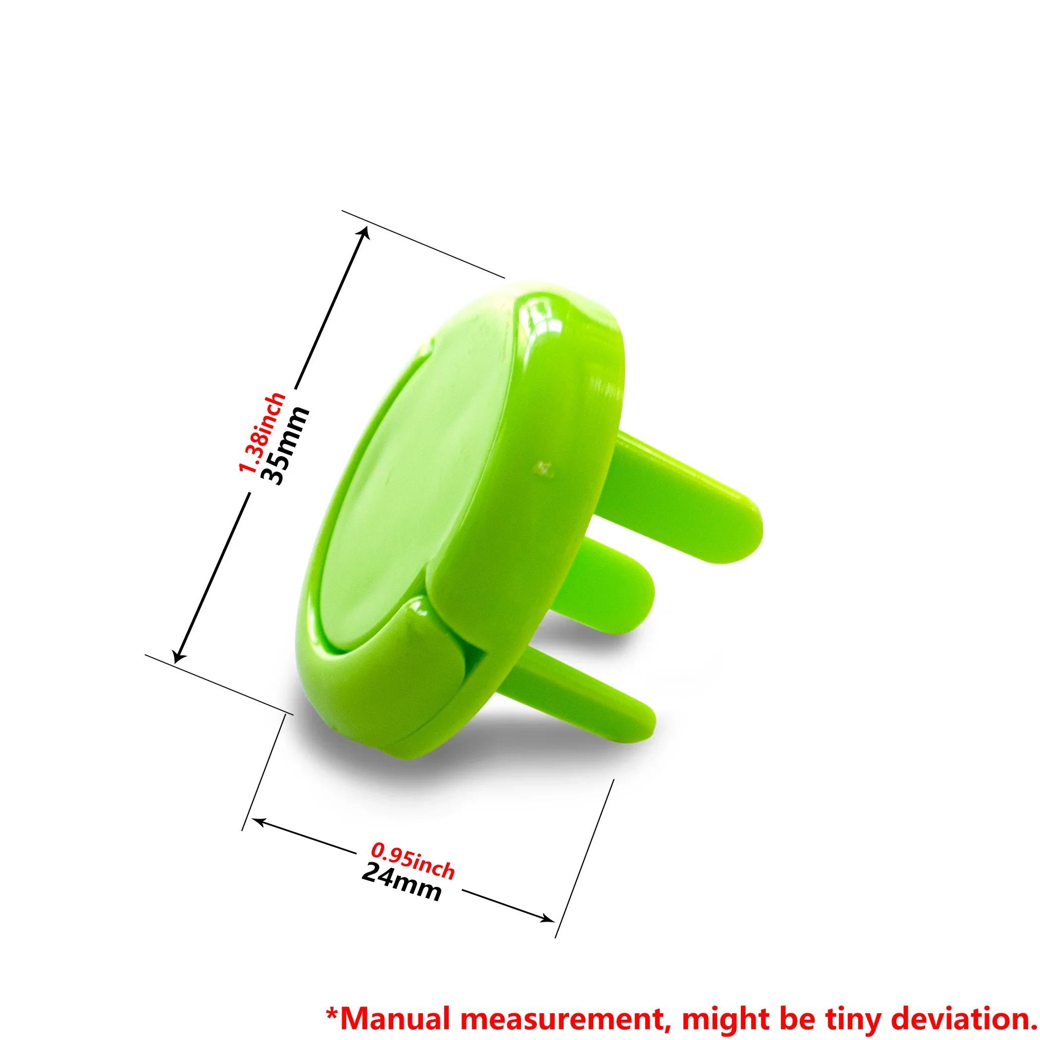 

3colors Socket Protective Cover Child Safety Protective Covers Baby Power Switch with Handle Socket Plug Anti-shock Dust Covers 1PC