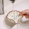 Easy Clean Vintage Ceramic Soap Box Waterproof Exquisite Soap Drainage Rack Non-Slip Decorative Soap Dish Hotel