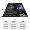Funny Trueno Hip Hop Rapper Blankets Multi-function Flannel Sofa Throw Blanket for Home Bedroom Office Throws Bedspread Quilt