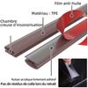 Joint bande isolante porte et fenêtre PVC 6 m - D-marron, anti-froid pour seuil et boudin