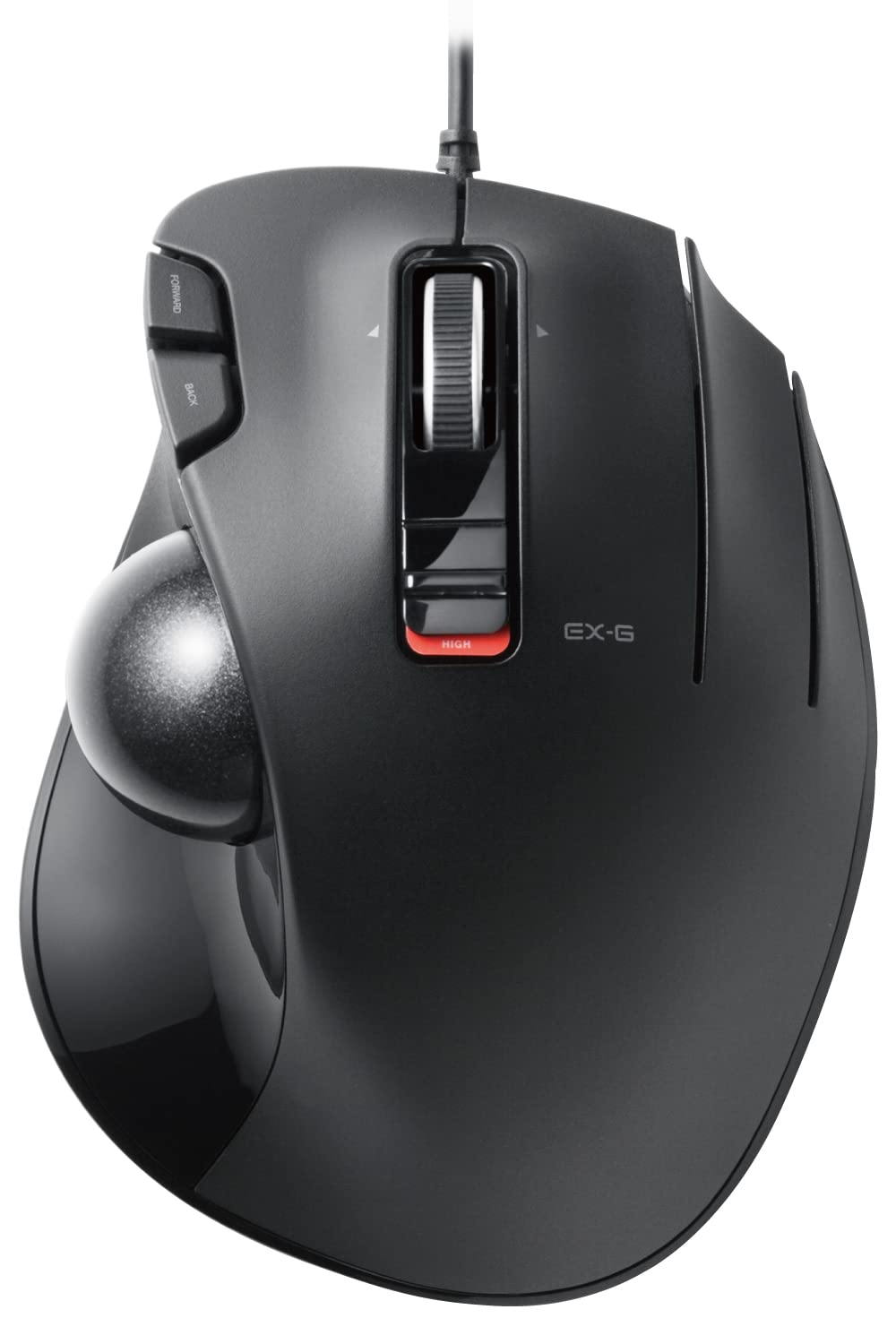 

ELECOM USB Mouse Wired Trackball 6 Buttons Black M-XT3URBK