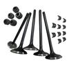 Motorcycle Exhaust Valves Inlet Intake Stem Kit For  660 YFM660 YFM660F 4X4 2002-2008 Motorcycle Engine Parts
