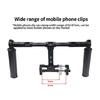 Video Cage Rig Case Carbon Fiber Hand Grip with 1/4 3/8 Thread Cold Shoe Mount