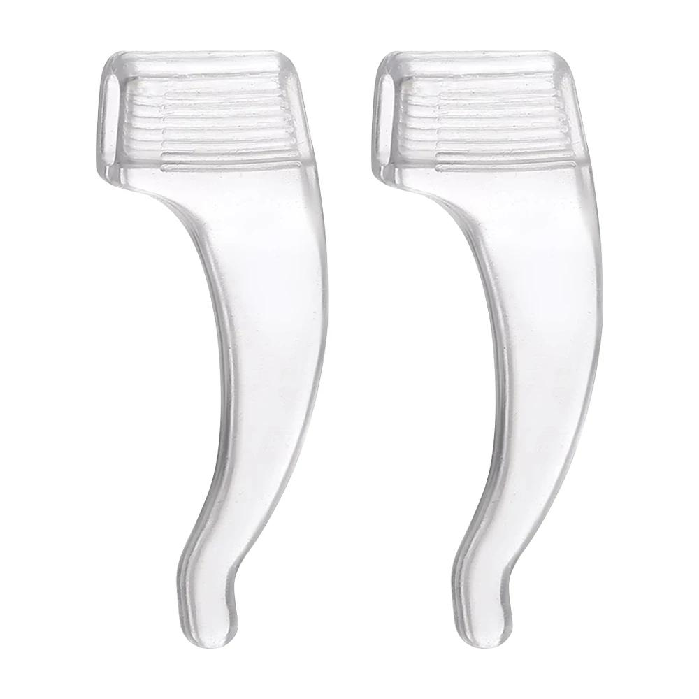 

40 Pcs Fashion Ear Hook Anti-slip Glasses Leg Eyewear Grips Adjustable Silicone Transparent Black Eyewear Accessories Anti Fall прозрачный