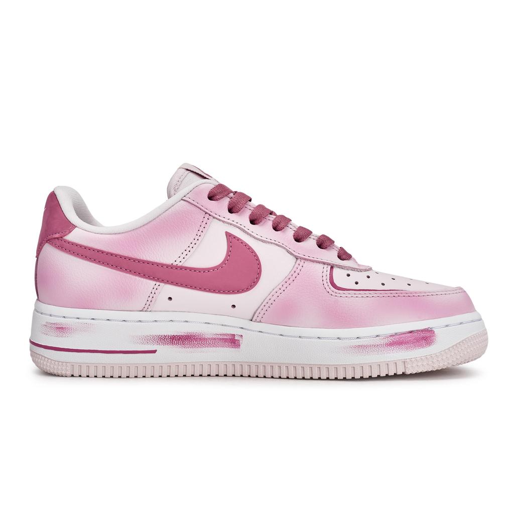 Nike Air Force 1 811 Manufacturing, Pink Mist Love Letter, Special Shoe Box Low top Skateboard Shoes Women's White Pink IO8755-600(Team80-S-BOX)