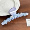 Huge Design Floral Acetate Hair Claw Clip For Elegant Updos In Vibrant Colors