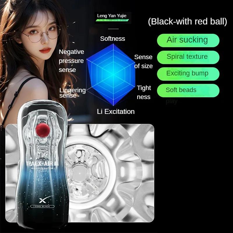 Male Masturbator Cup  Pussy Transparent Vagina Adult Goods Endurance Exercise Vacuum Pocket Sex Toy for Men Adult Suppli Pussy