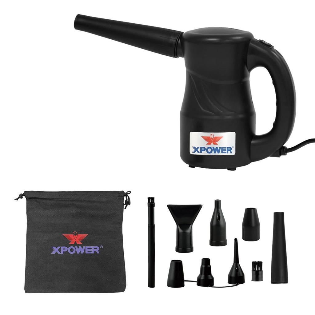Luchtblazer XPOWER Cyber Duster Multifunctionele Aangedreven Bladblazer Krachtige Elektrische Stofzuiger, Ontwerp met schuine mondstuk (A-2S)