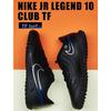 Nike Tiempo Legend 10 Club TF GS Shadow Pack Kinder-Sneaker Schwarz Hyper-Royal Chrom DV4355-040