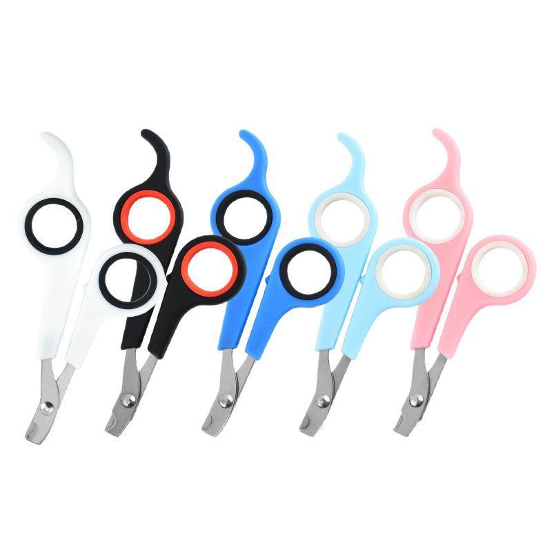 Pet Nail Clippers Stainless Steel Dog Cat Claw Trimmer Small Animal Grooming Scissors for Squirrels Paw Care Cutting Tool