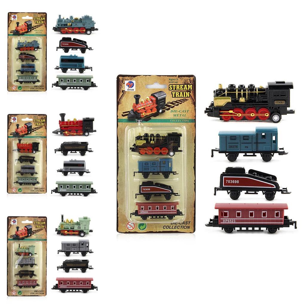 Luxurious Mini Steam Smoke Train Set Perfect Christmas Gift For Kids Deluxe Set