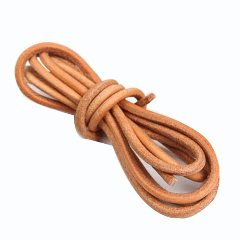 

100% Genuine Leather Round Thong Cord Leather Cord String Rope Dia 1/1.5/2/3/4/5/6/8mm DIY Necklace Bracelet DIY Jewelry Making 1mm X 2Meters