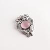Pink Cat's Eye Gemstone 925 Sterling Silver Jewelry Handmade Designer Pendant CP-6-47