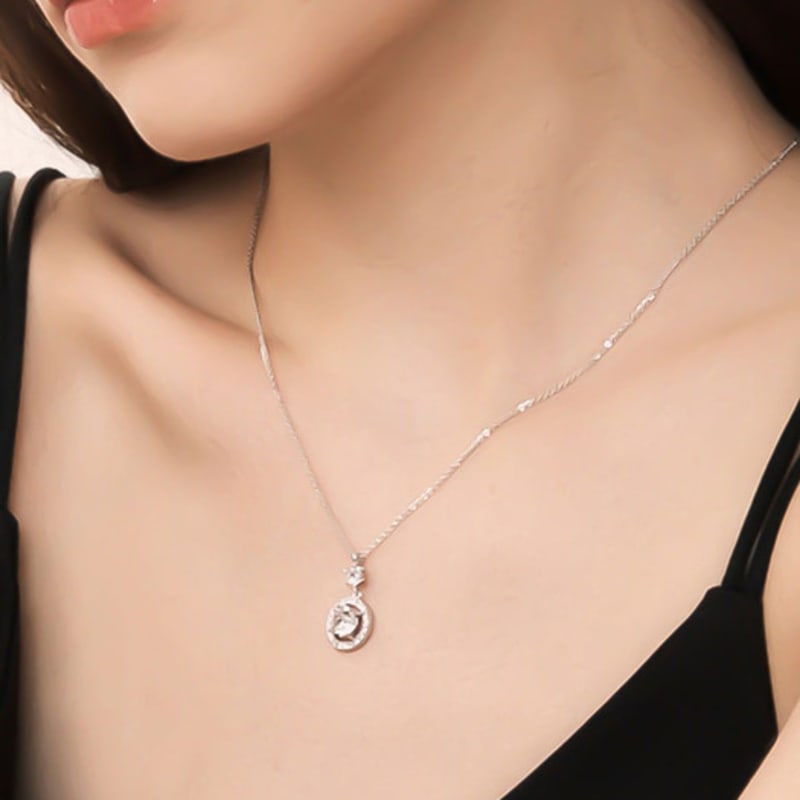 

WESTISLAND Crystal Elfindale Necklace_WI8111111 single type