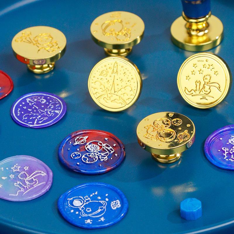 Eco-Friendly Zinc Alloy Retro Wax Seal Head with Color-Preserving Electroplating