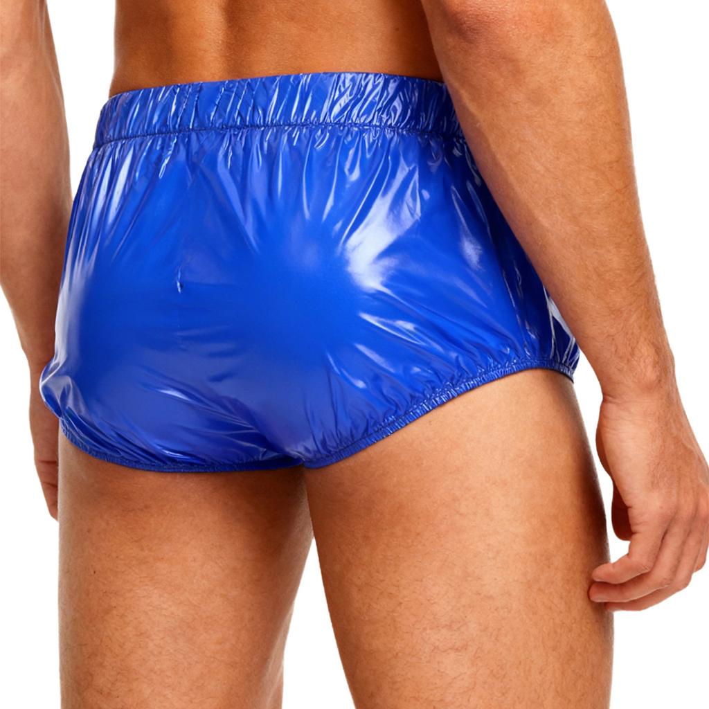 S-3XL Men‘s Waterproof Incontinence Underwear: Side Snap Button & Tear-Away Design, Washable Protective Cover for Elderly Care