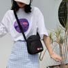 Retro Schulter Taschen Einfarbig Leinwand Umhängetaschen Außerhalb Tragbare Lagerung Taschen frauen Neue Mode Tasche