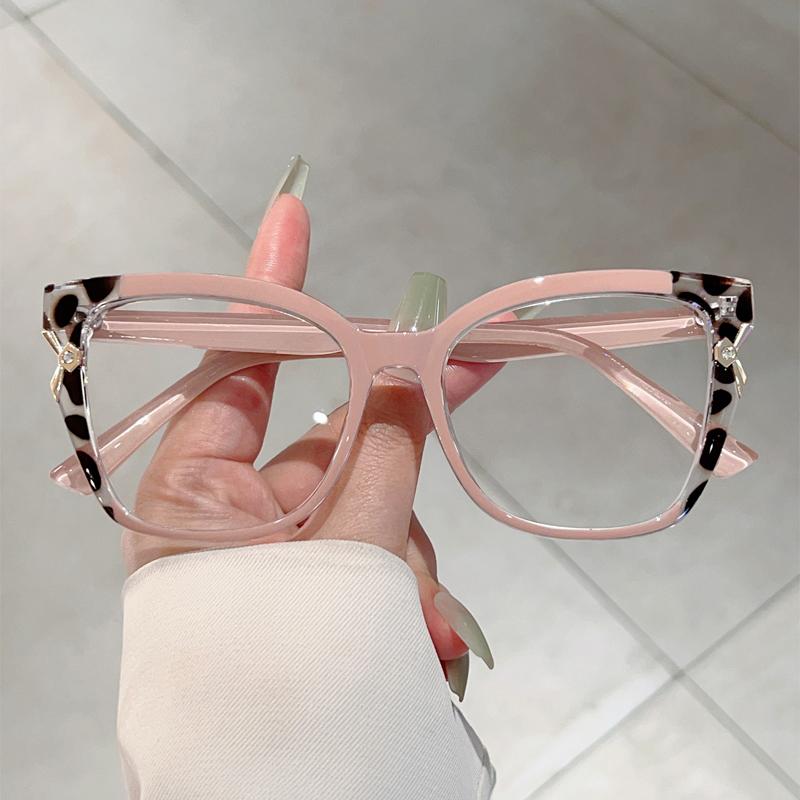 Women Vintage Glasses Stylish New Multi-color Rim Blue Light Blocking Decor Eyeglasses Trendy Brand Design Optical Frames