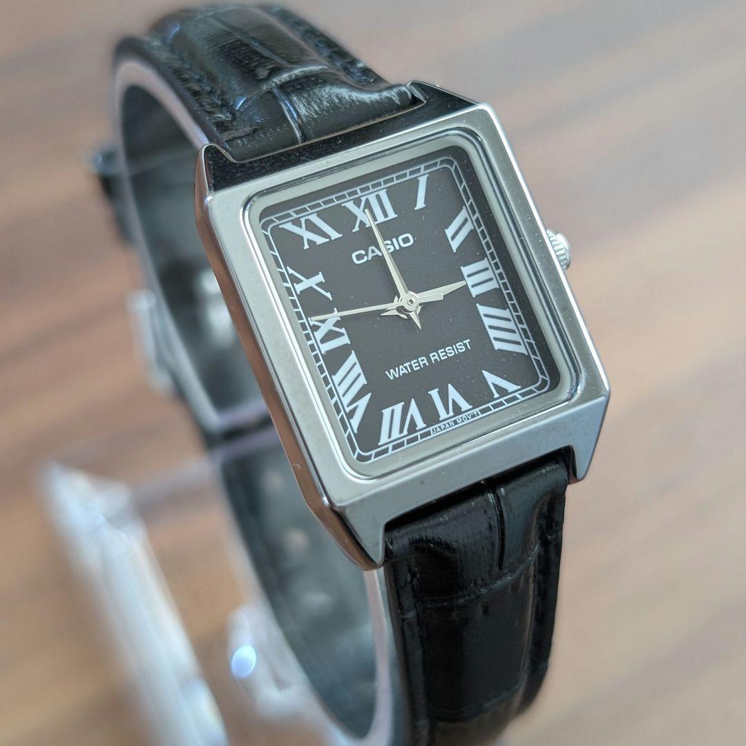 CASIO Casio LTP-V007L-1B Roman Roman Numeral Square