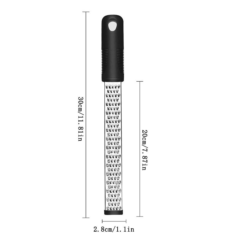 Kitchen Grater, Sharp Stainless Steel, Multi-functional, Cheese, Lemon, Vegetables, Chocolate, Non-slip Grip, Modern Design
