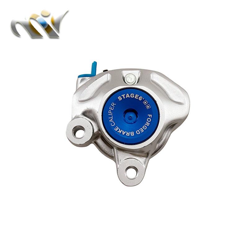 

STAGE6 modified brake caliper For Aerox motorcycle Disc brake pump RSZ BWS Zuma DIO50 AF18 AF28 ZX JOG50 90 100 3KJ brake pads silver-blue