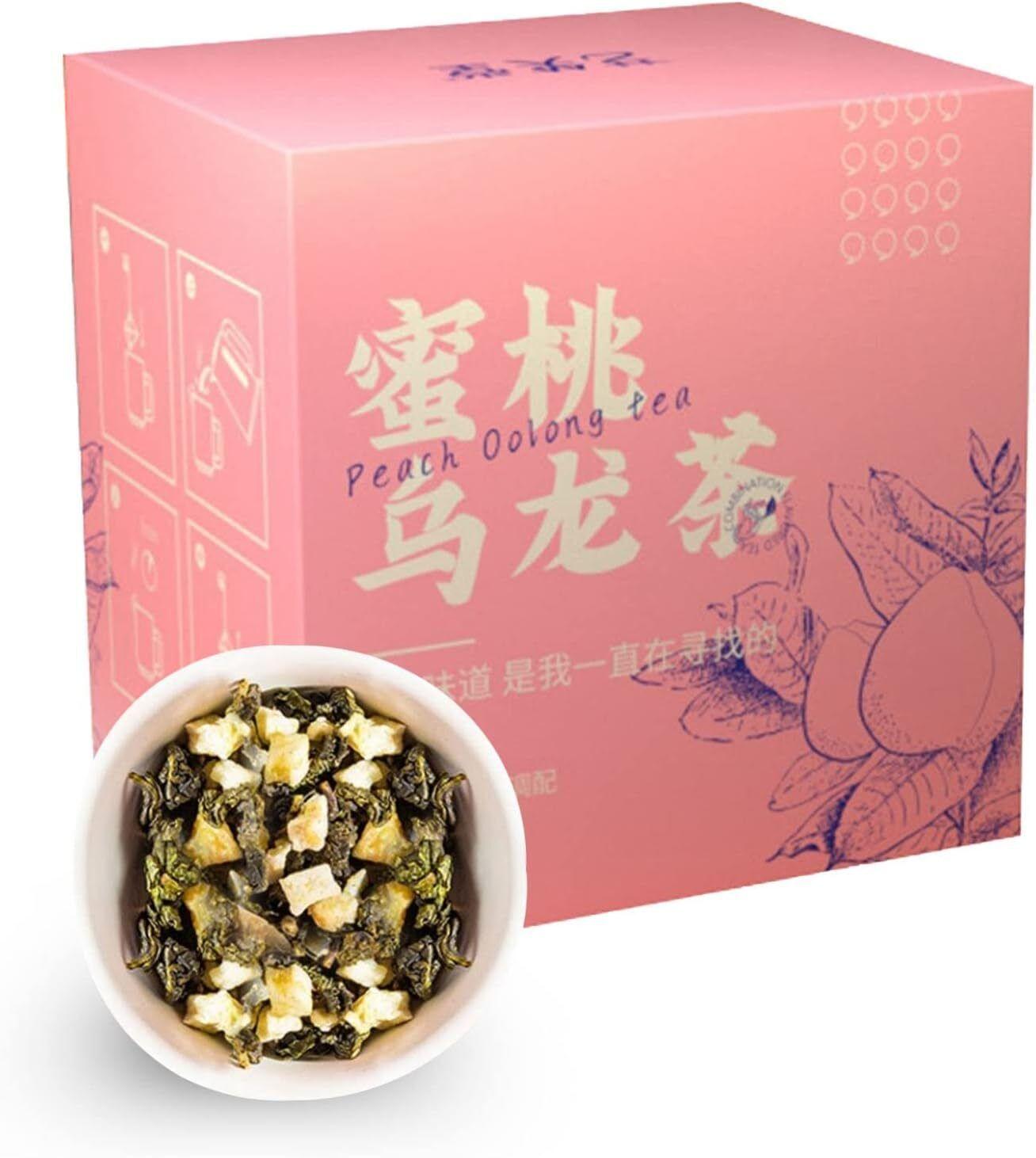 

Чай Pfirsich Oolong 50г/1.8унц Weißer Pfirsich Früchteteebeutel Mit Fruchtigem