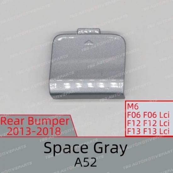 Space Gray A52 Rear Bumper Tow Hook Cover for BMW 640d 640d M-sport 2014 - 2018