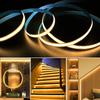 5V USB COB LED Strip Light Warm Cool White 320 LEDs Flexible Ribbon DC Night Lamp TV Backlight Home Decor